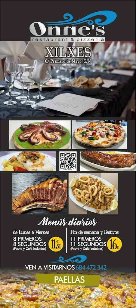 Menu_Restaurante Onne's_Chilches/Xilxes_image_1