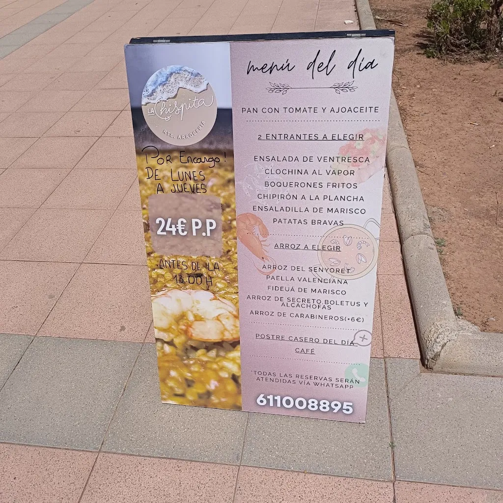 Menu_La Chispita Arroceria_Chilches/Xilxes_image_3