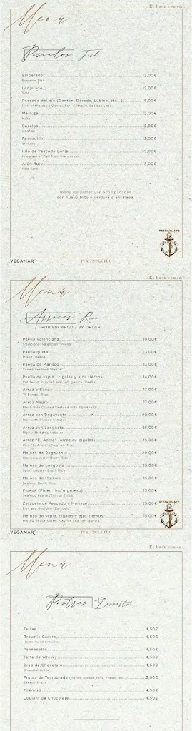Menu_Restaurante El Ancla_Chilches/Xilxes_immagine_1
