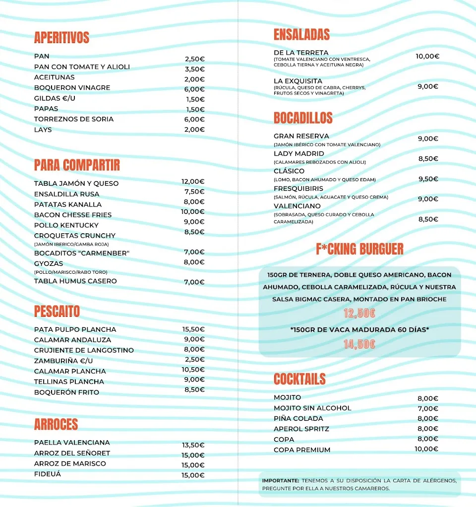 Menu_Kanalla Beach Bar_Chilches/Xilxes_image_1