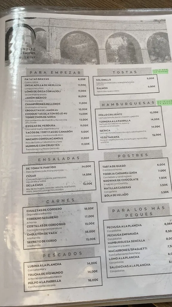 Menu_Restaurante Las Fuentes de Letur_Letur_image_1