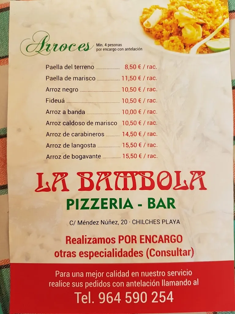 Menu_Pizzería La Bambola_Chilches/Xilxes_image_4
