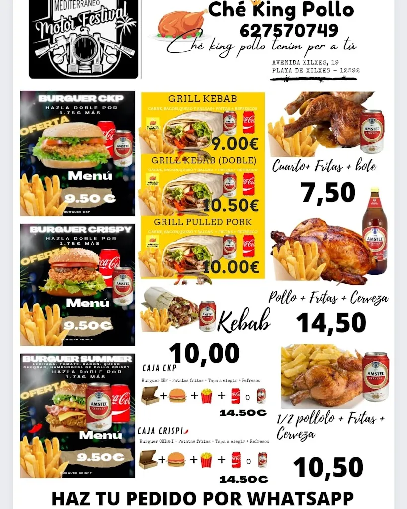Menu_CHE KING POLLO_Chilches/Xilxes_image_3