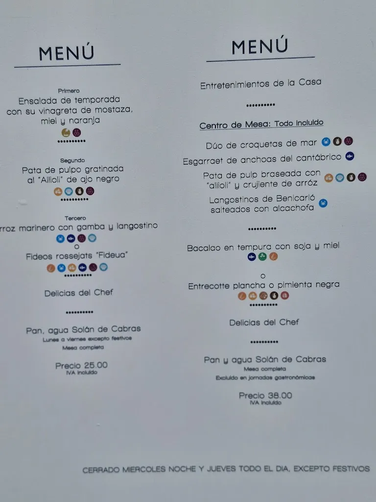 Menu_Restaurante Neptuno Benicarló_Benicarló_image_1