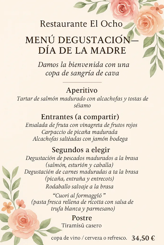 Menu_Restaurante asador, El Ocho_Benicarló_image_1
