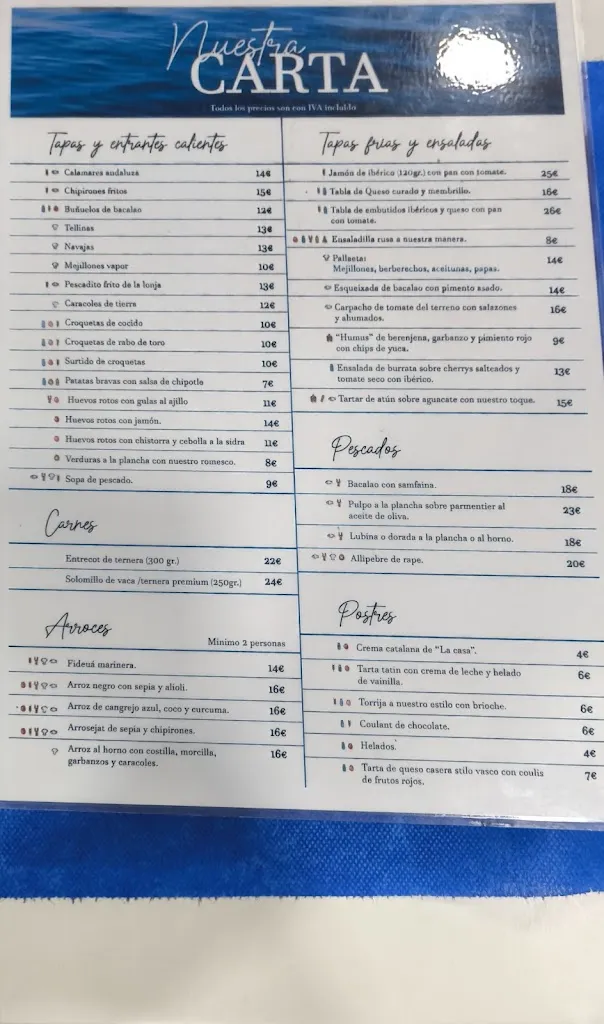 Menu_Llar del Pescador Benicarló_Benicarló_image_2