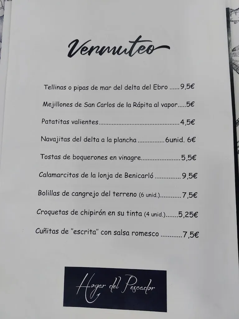 Menu_Llar del Pescador Benicarló_Benicarló_image_3