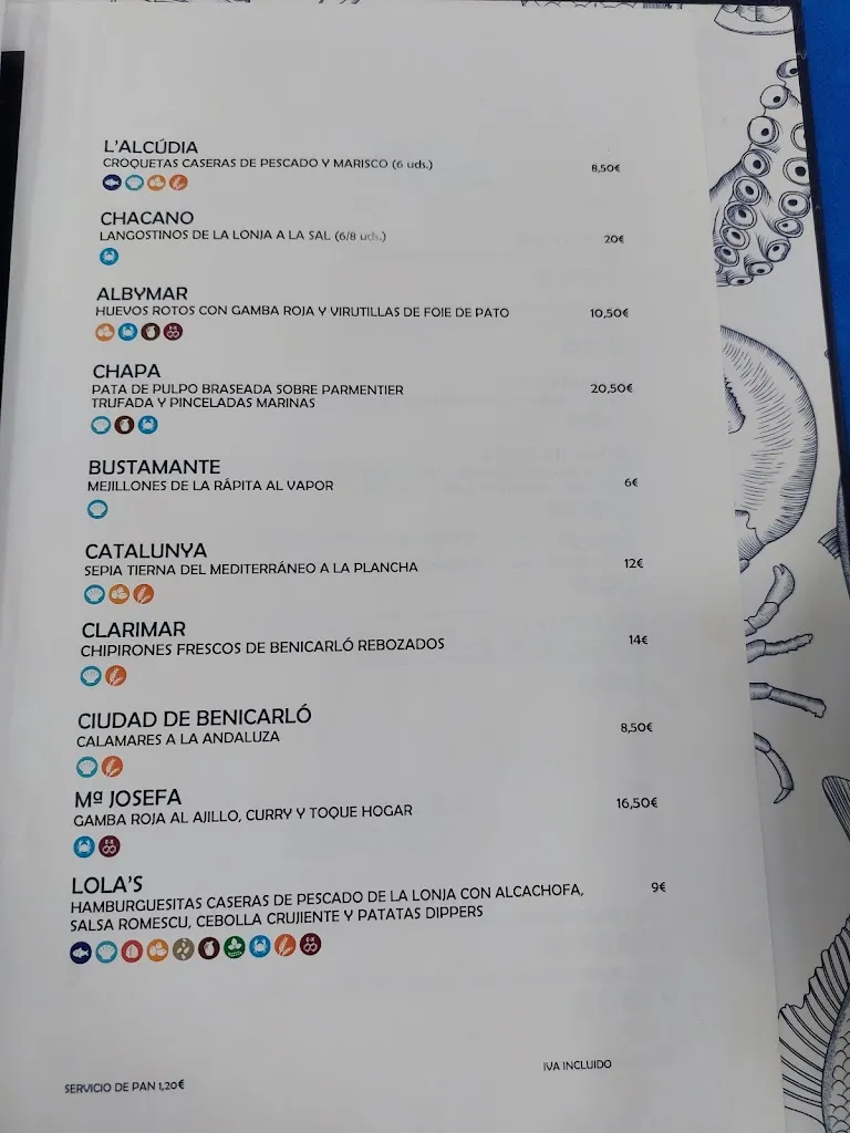 Menu_Llar del Pescador Benicarló_Benicarló_image_4