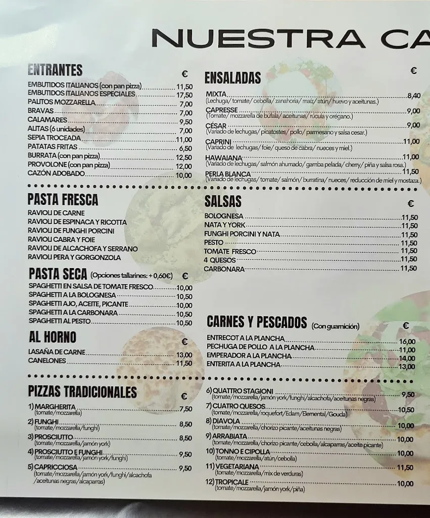 Menu_Pizzeria Da Enzo_Benicarló_immagine_2