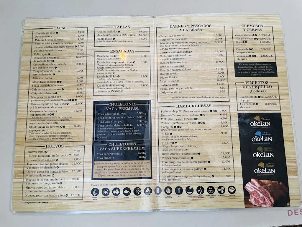 Menu_Restaurante La Liada Benicarló_Benicarló_immagine_3