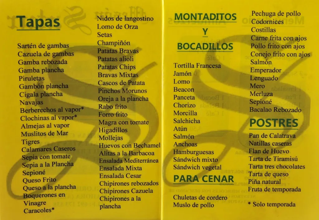 Menu_Mesón Satur_Mahora_image_1