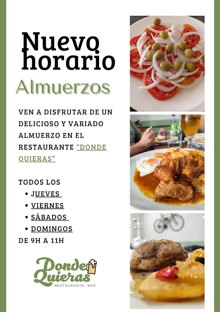 Menu_Restaurante bar Donde Quieras_Benicarló_immagine_3