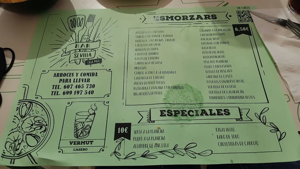 Menu_Bar Sevilla Casa Polo_Benicarló_image_2