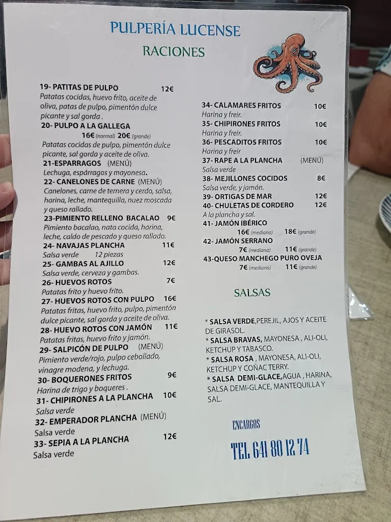 Menu_Pulpería Lucense_Benicarló_image_1