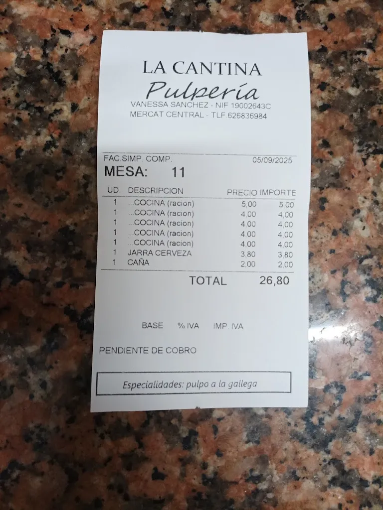 Isabel_La Cantina Pulpería_Benicarló_review