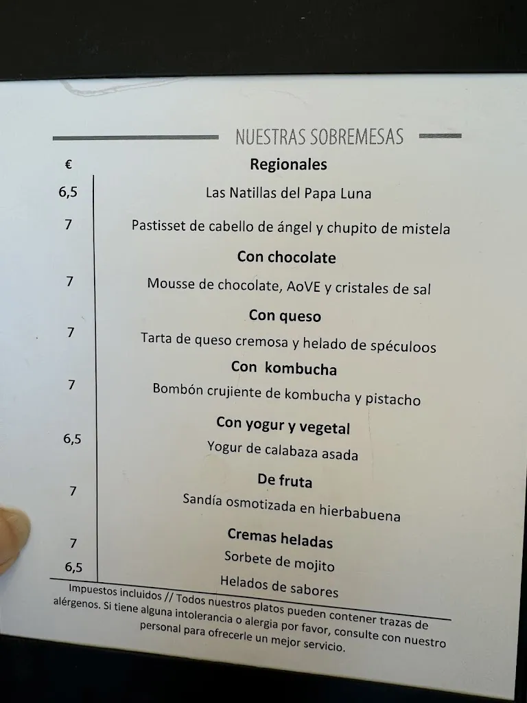Menu_Restaurante Parador de Benicarló_Benicarló_image_1