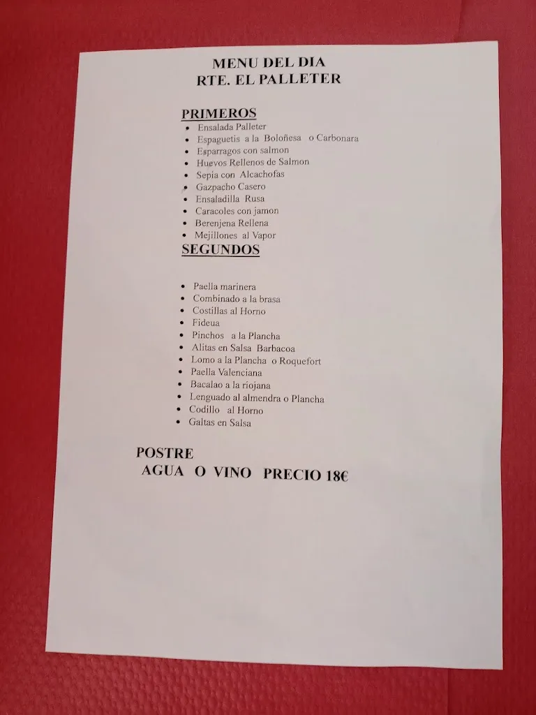 Menu_Ya no es el Palleter Sl_Benicarló_immagine_3