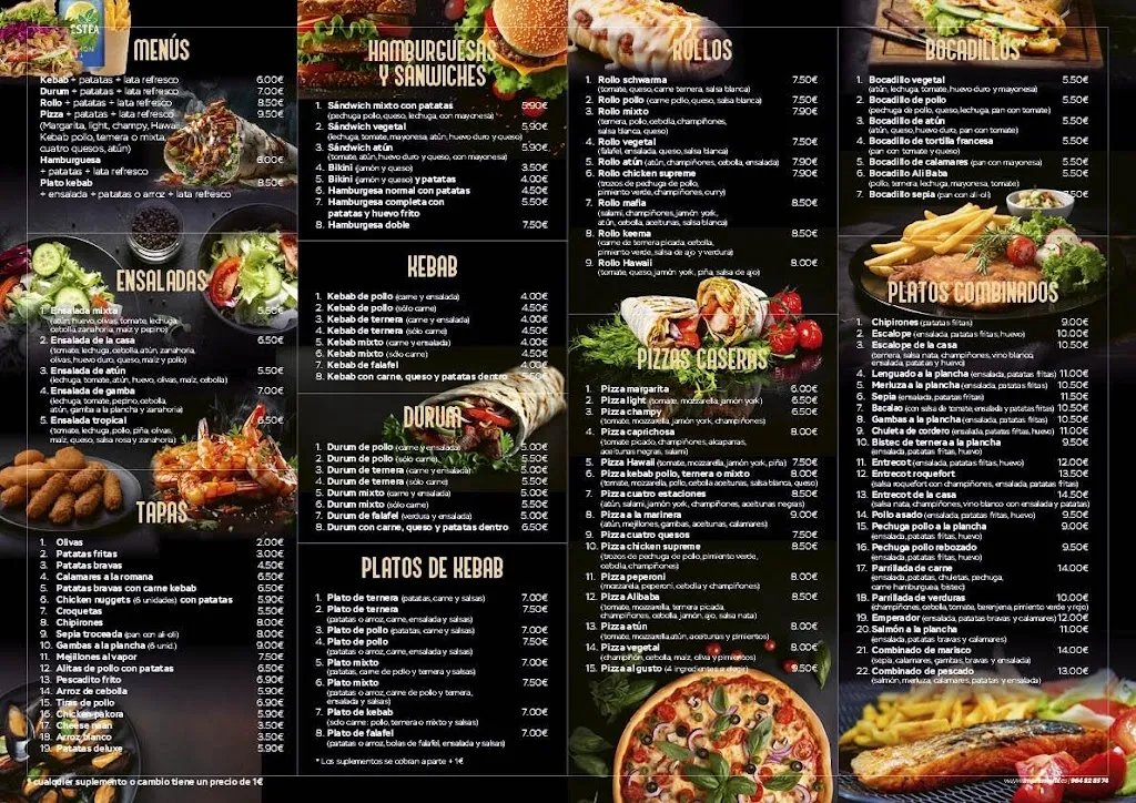 Menu_Ali Baba Kebab & Restaurant Indi Benicarló_Benicarló_image_1