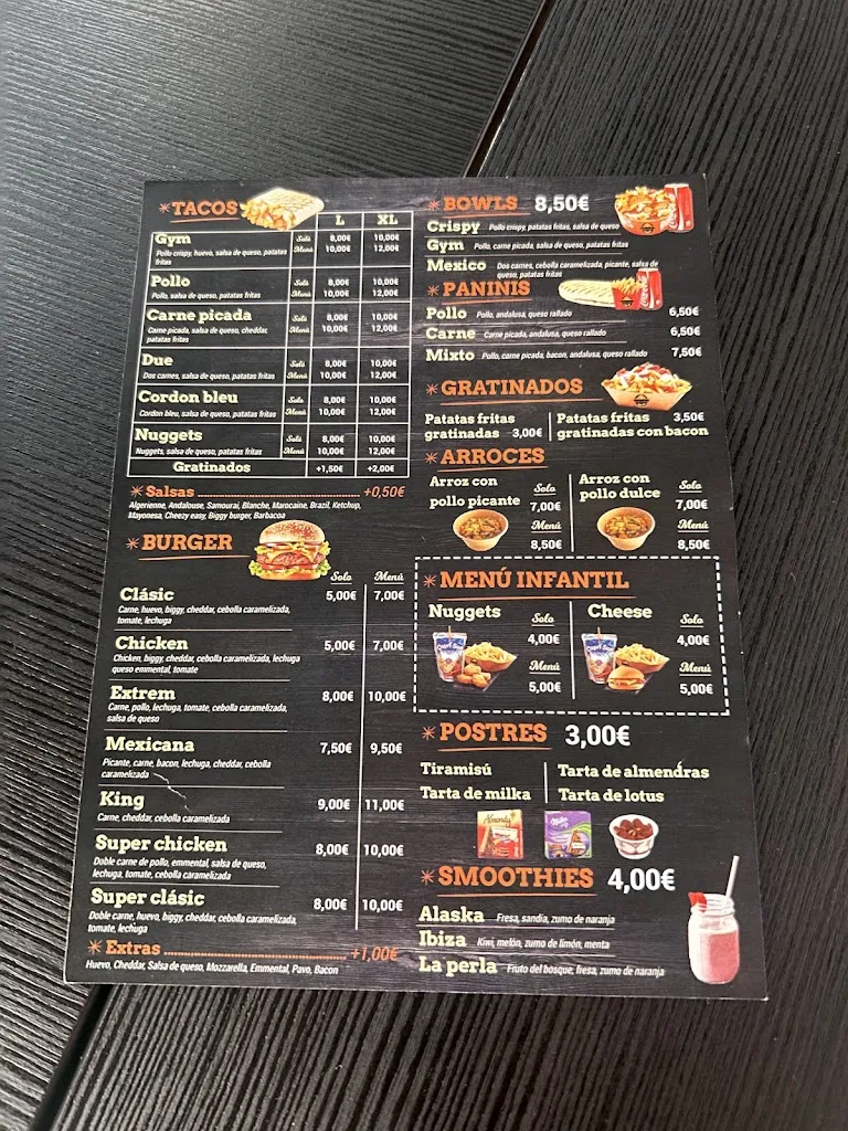 Menu_LA PERLA TACOS BURGER HALAL BENICARLO_Benicarló_image_1