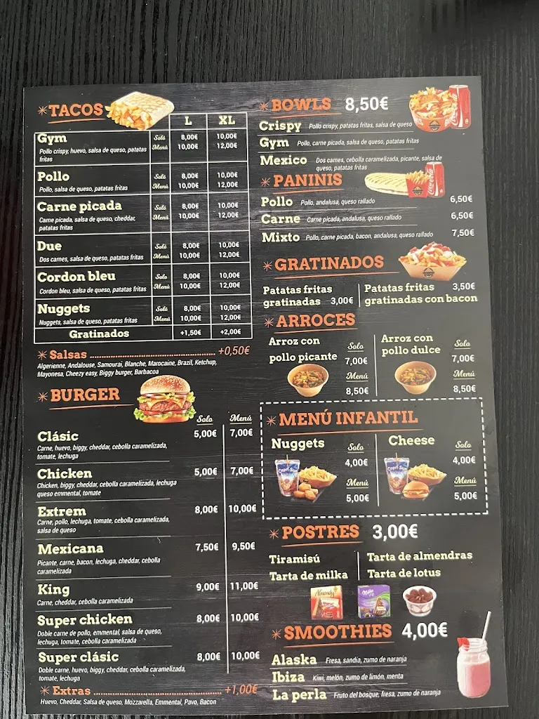 Menu_LA PERLA TACOS BURGER HALAL BENICARLO_Benicarló_image_2