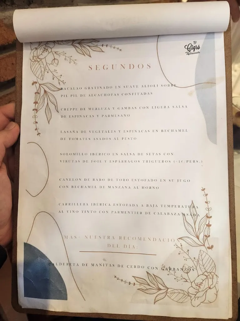 Menu_Restaurante El Cigró_Castellón de la Plana/Castelló de la Plana_image_4