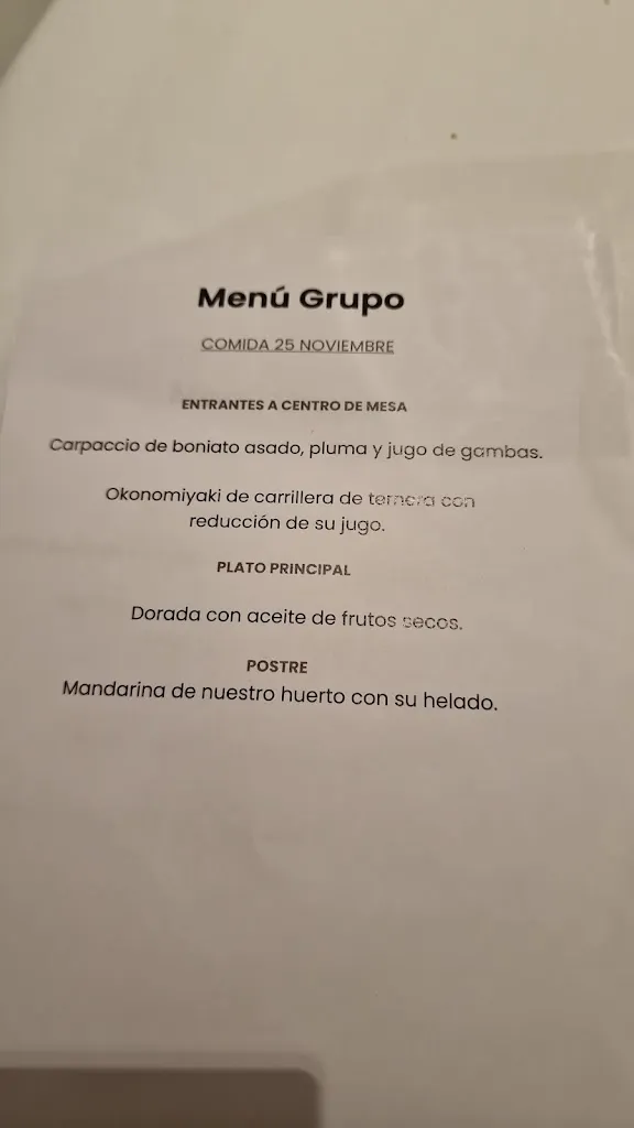 Menu_aQua Restaurante_Castellón de la Plana/Castelló de la Plana_image_2