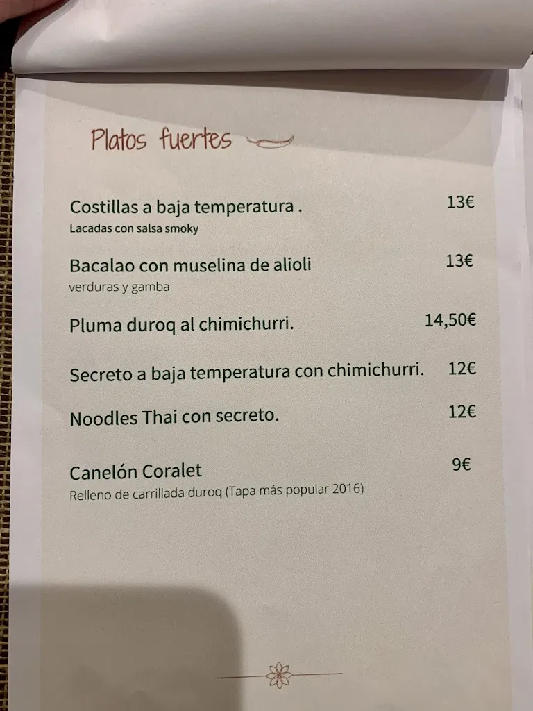 Menu_El Coralet_Castellón de la Plana/Castelló de la Plana_image_4