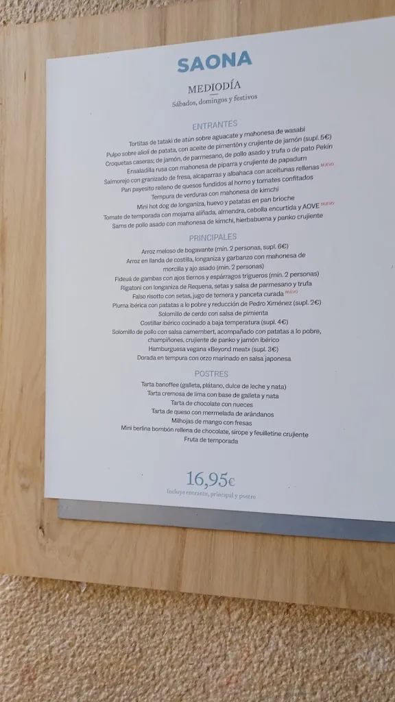 Menu_Saona Castellón_Castellón de la Plana/Castelló de la Plana_image_1