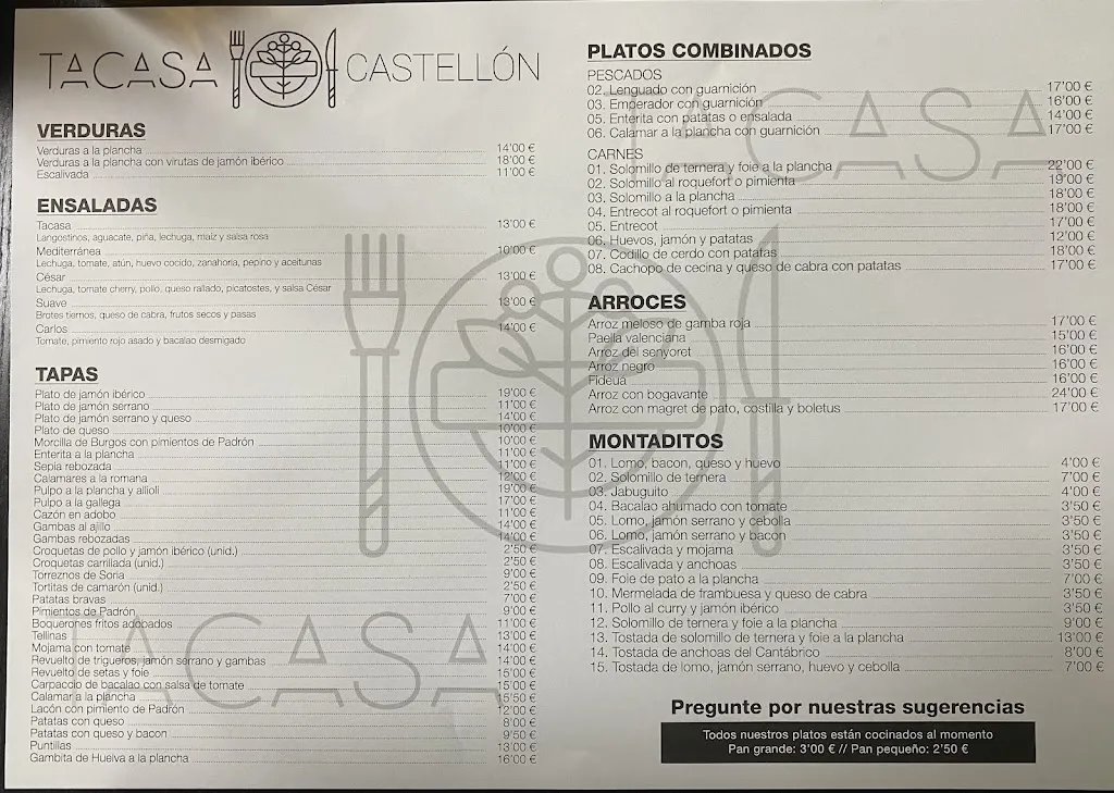 Menu_Ta Casa Castellón_Castellón de la Plana/Castelló de la Plana_image_1