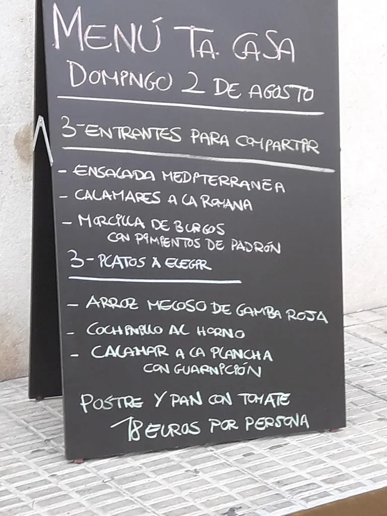 Menu_Ta Casa Castellón_Castellón de la Plana/Castelló de la Plana_image_3