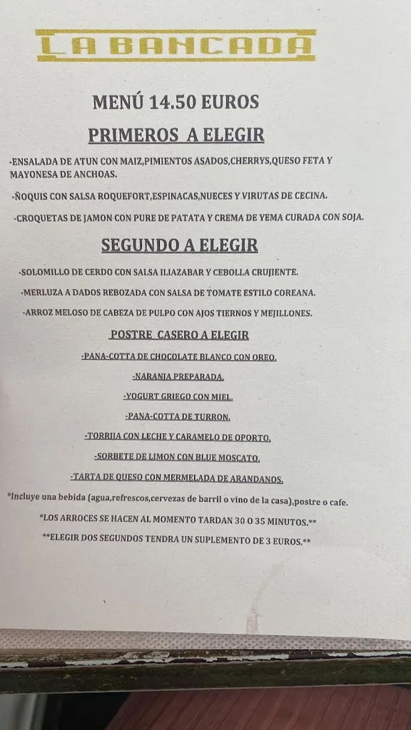 Menu_La Bancada_Castellón de la Plana/Castelló de la Plana_image_2