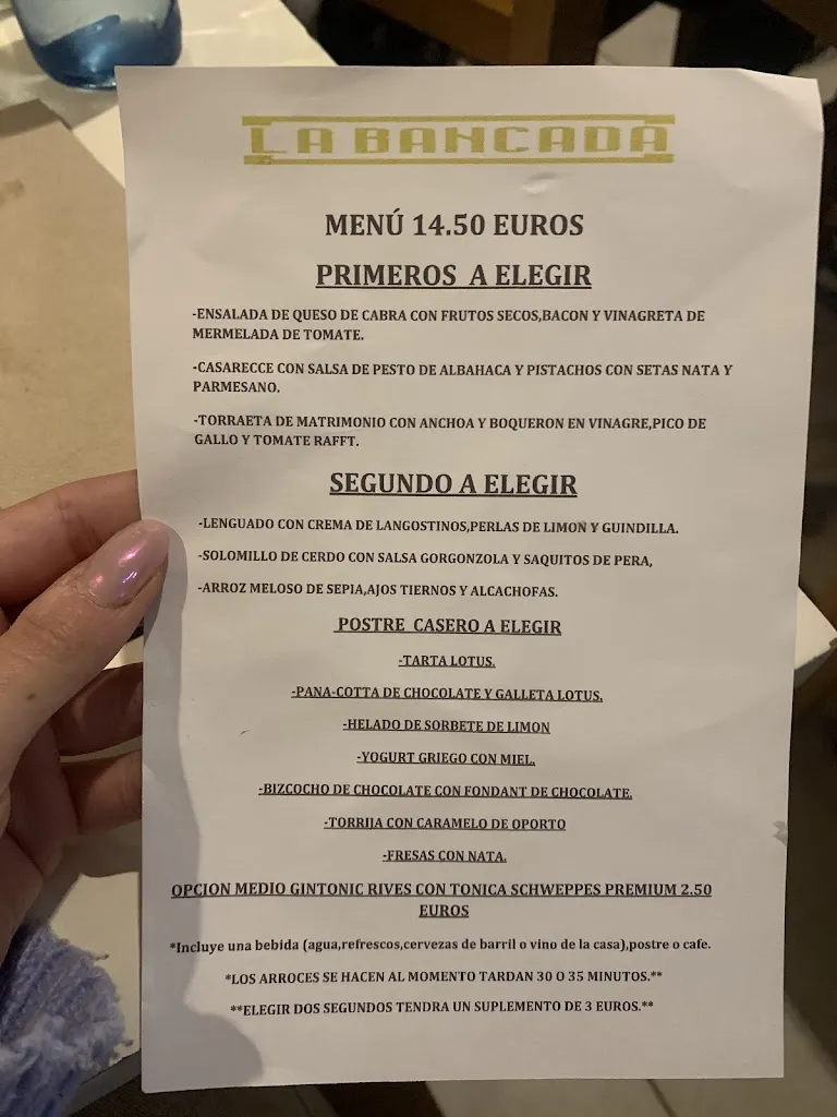 Menu_La Bancada_Castellón de la Plana/Castelló de la Plana_image_4