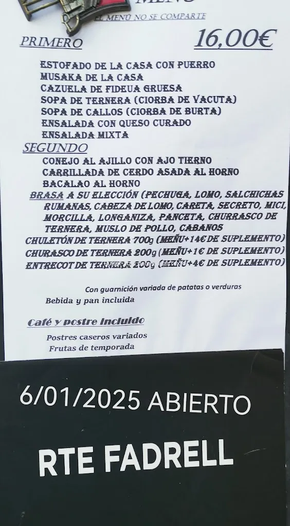 Menu_Restaurante Fadrell_Castellón de la Plana/Castelló de la Plana_image_4