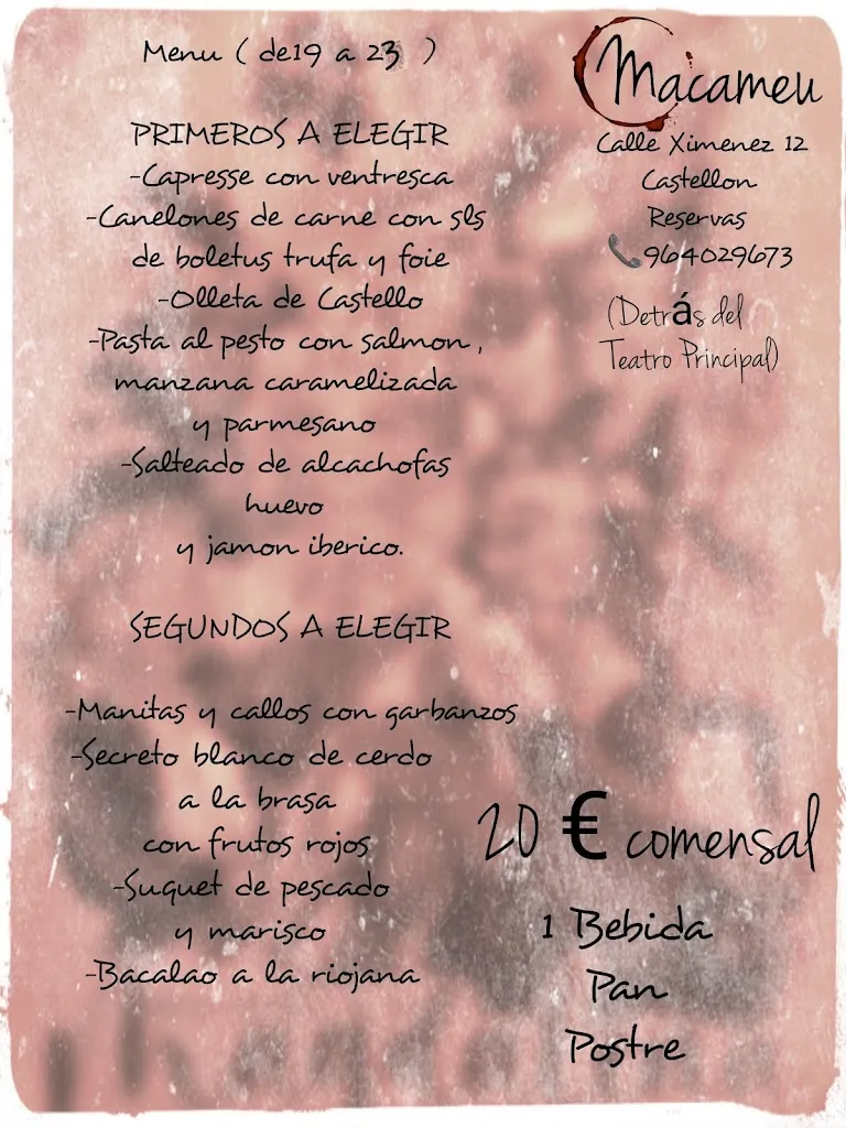 Menu_Macameu_Castellón de la Plana/Castelló de la Plana_image_2