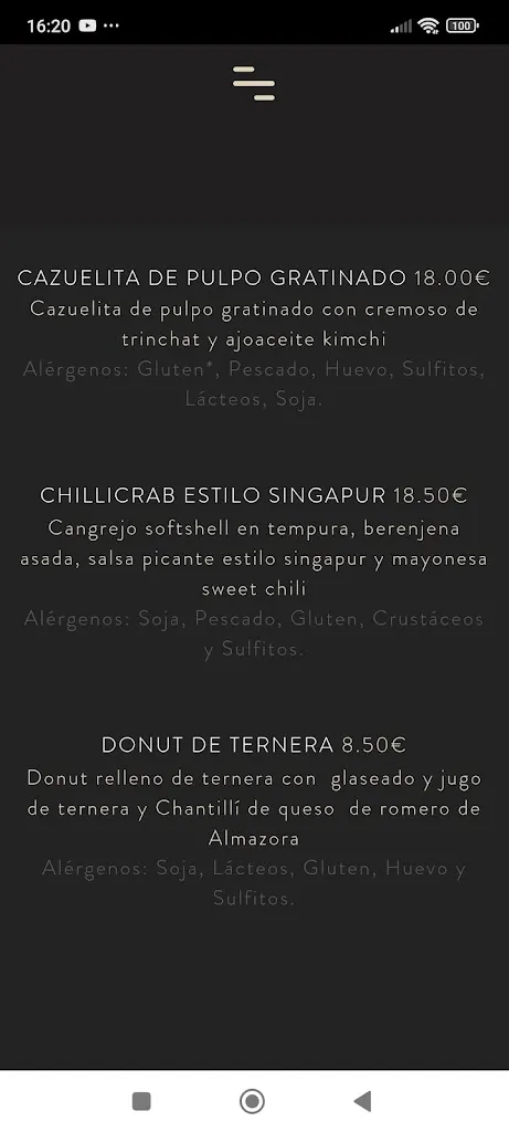 Menu_Restaurante Suglagu_Castellón de la Plana/Castelló de la Plana_image_4