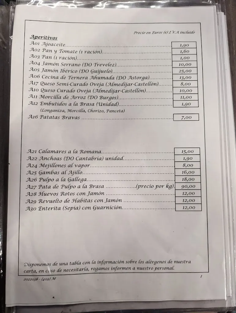 Menu_Restaurante Eleazar - Grupo Meson Navarro_Castellón de la Plana/Castelló de la Plana_image_3