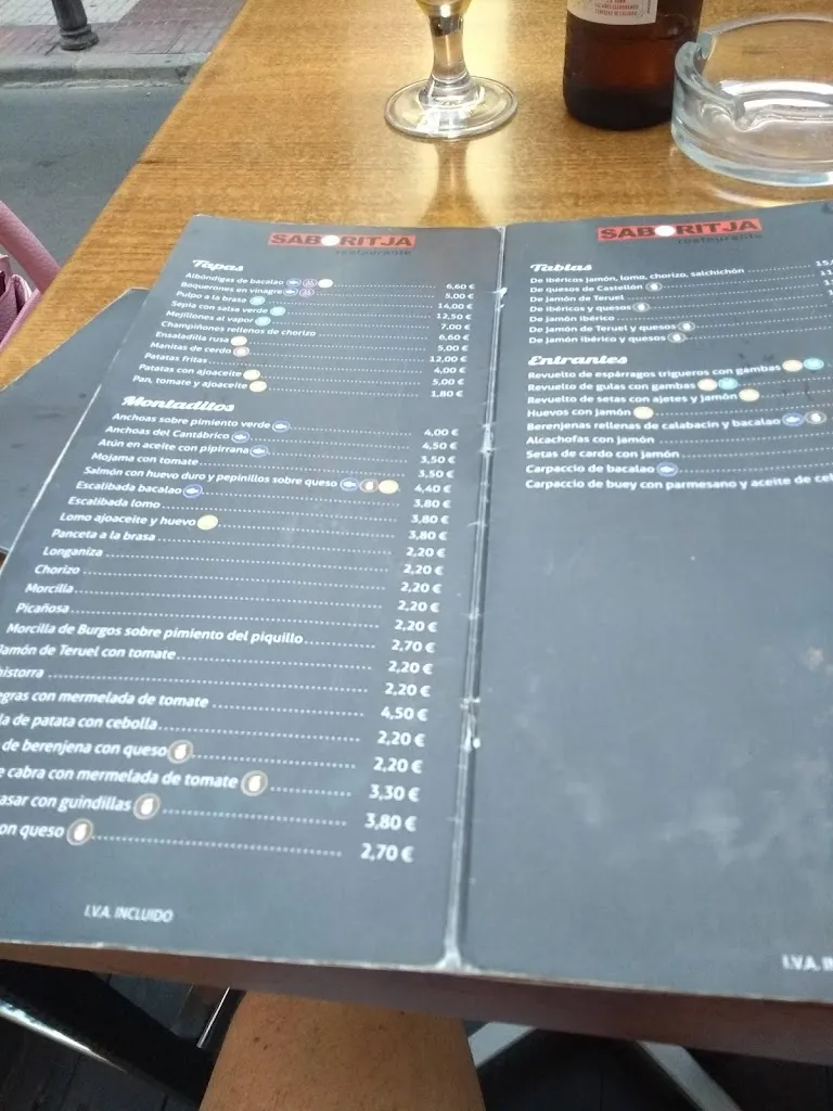 Menu_Restaurante Saboritja_Castellón de la Plana/Castelló de la Plana_image_2