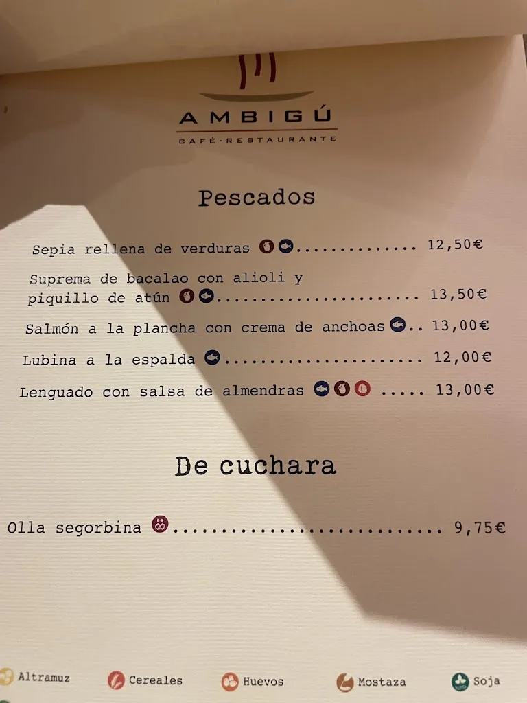 Menü_Restaurante Ambigú_Geldo_Bild_1