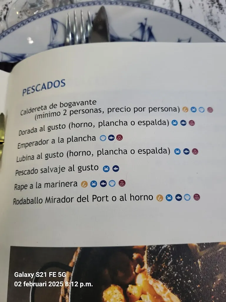 Menu_Restaurant El Mirador del Port_Geldo_image_1