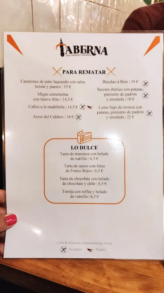 Menu_The Market Madrid_Matet_image_2