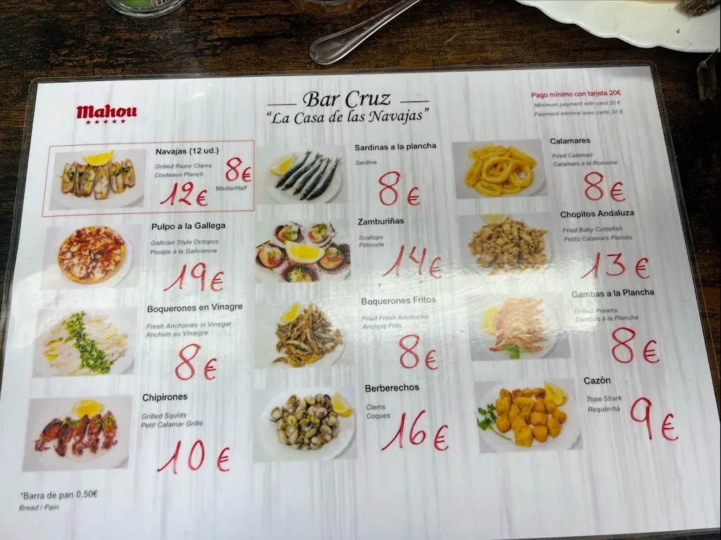 Menu_Bar Cruz - La Casa de las Navajas_Navajas_image_4