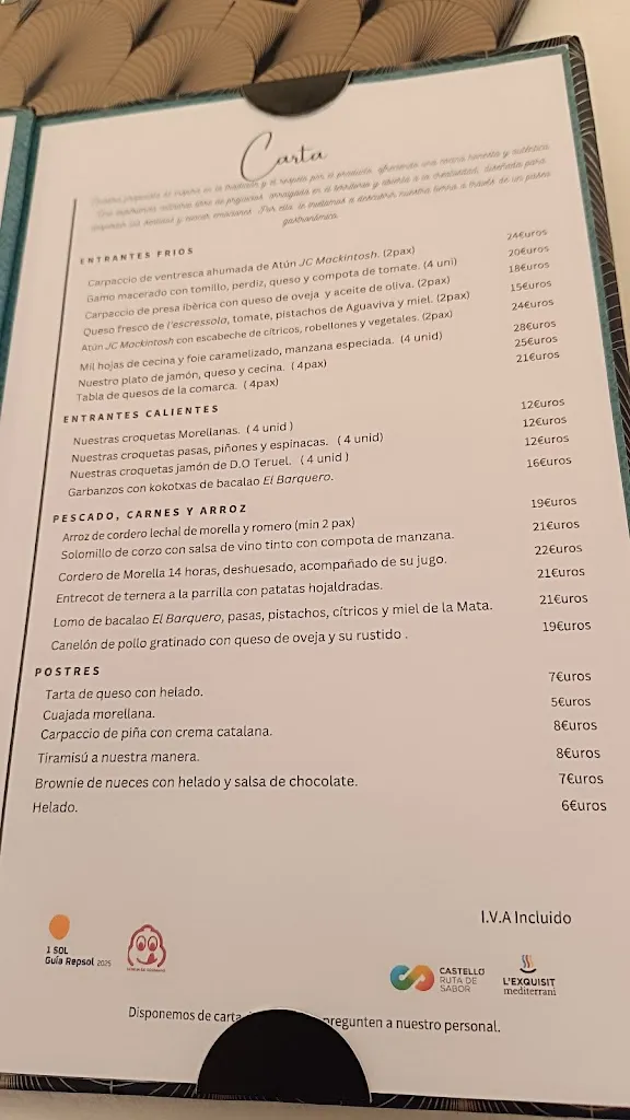 Menu_Restaurante Daluan_Morella_image_1