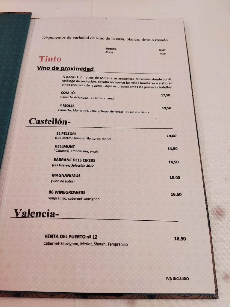 Menu_Restaurante Daluan_Morella_image_4