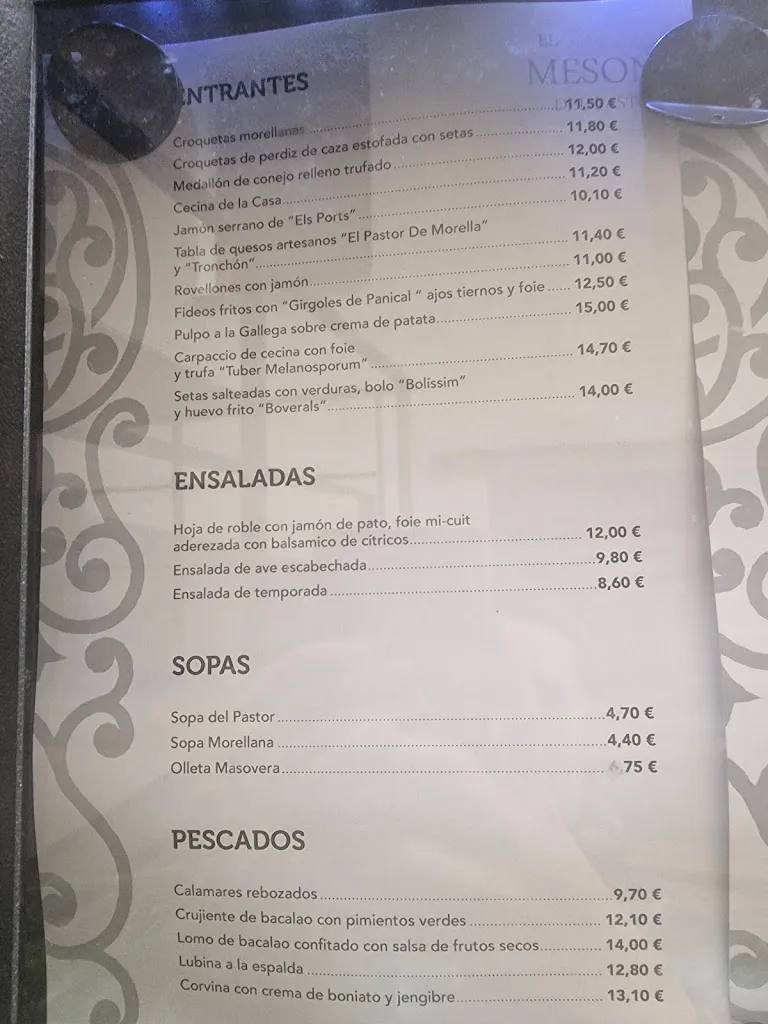 Menu_Mesón Del Pastor_Morella_image_4