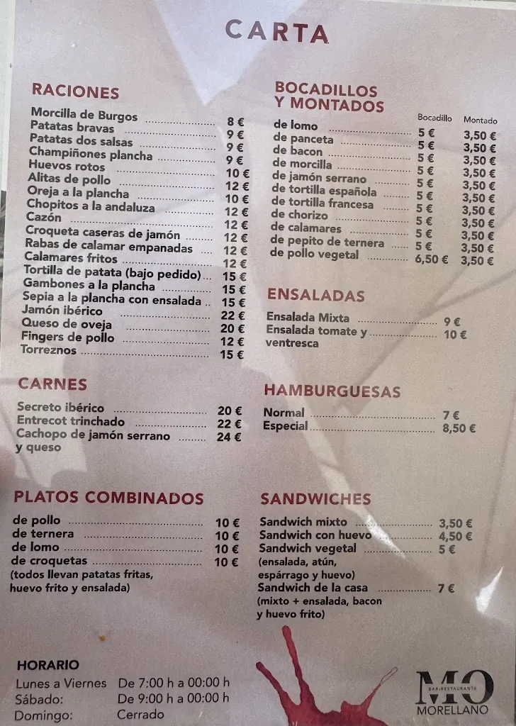 Menu_Restaurante Morellano Bar_Morella_image_1
