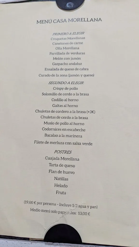 Menu_Restaurante Casa Morellana_Morella_image_1