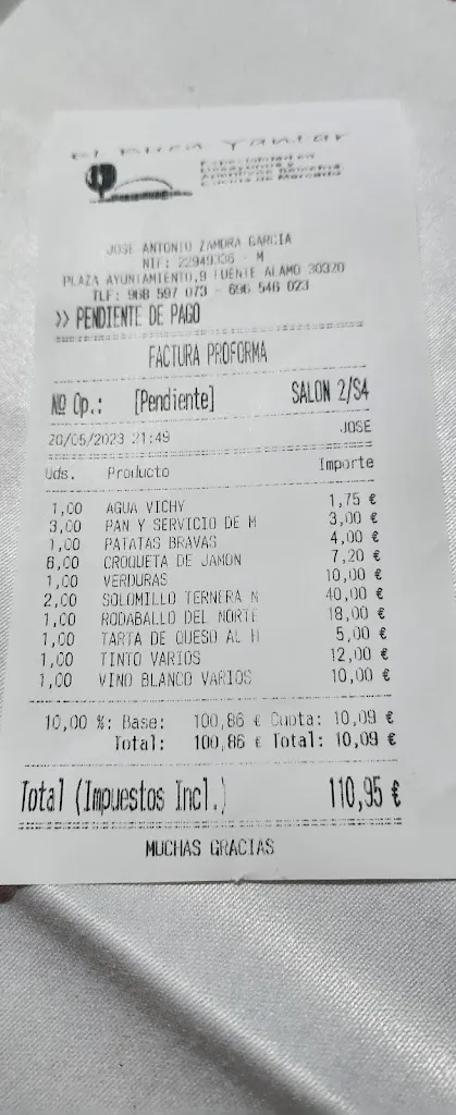 Marc Pearce_Restaurante El Buen Yantar_Fuente-Álamo_review