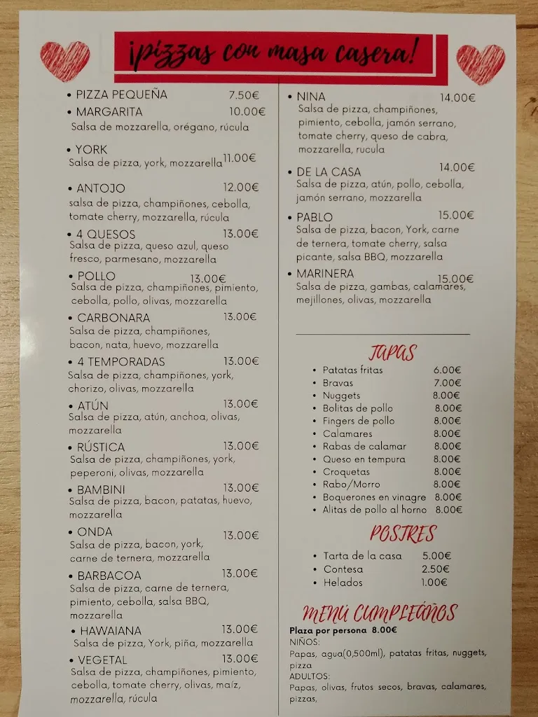 Menu_Pizzeria Nina_Onda_image_1