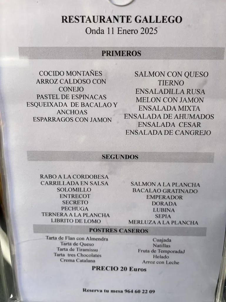 Menu_Restaurante Gallego_Onda_image_1