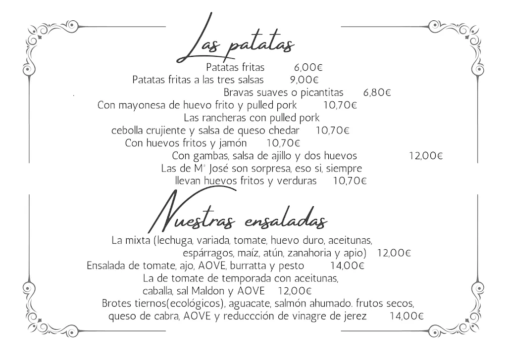 Menu_Bar -Restaurante Dónde María José_Onda_image_3